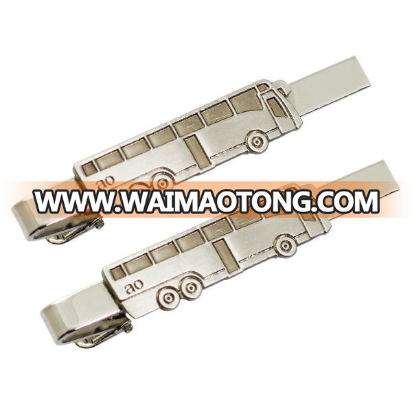 Wholesale Custom Fashion Men′s Metal Bus Logo Tie Clip