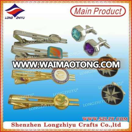 Professional Factory Made Wholesale Metal Tie Pin Set Cufflinks